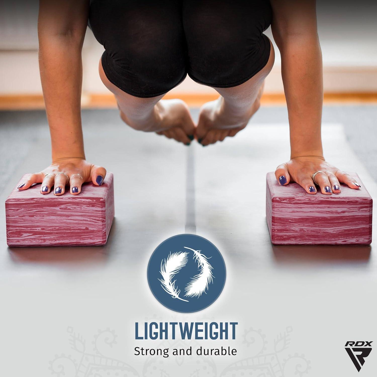 Bloque de Yoga RDX de Espuma EVA Antideslizante 23x15x9.8cm