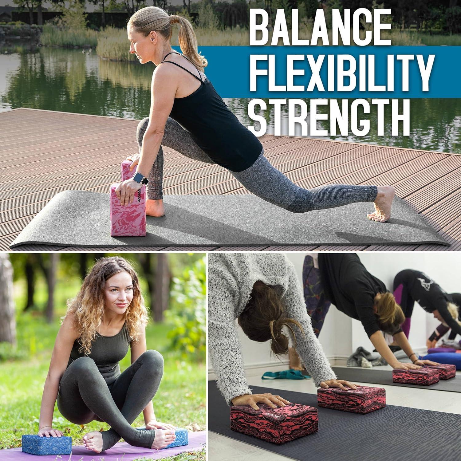 Bloque de Yoga RDX de Espuma EVA Antideslizante 23x15x9.8cm