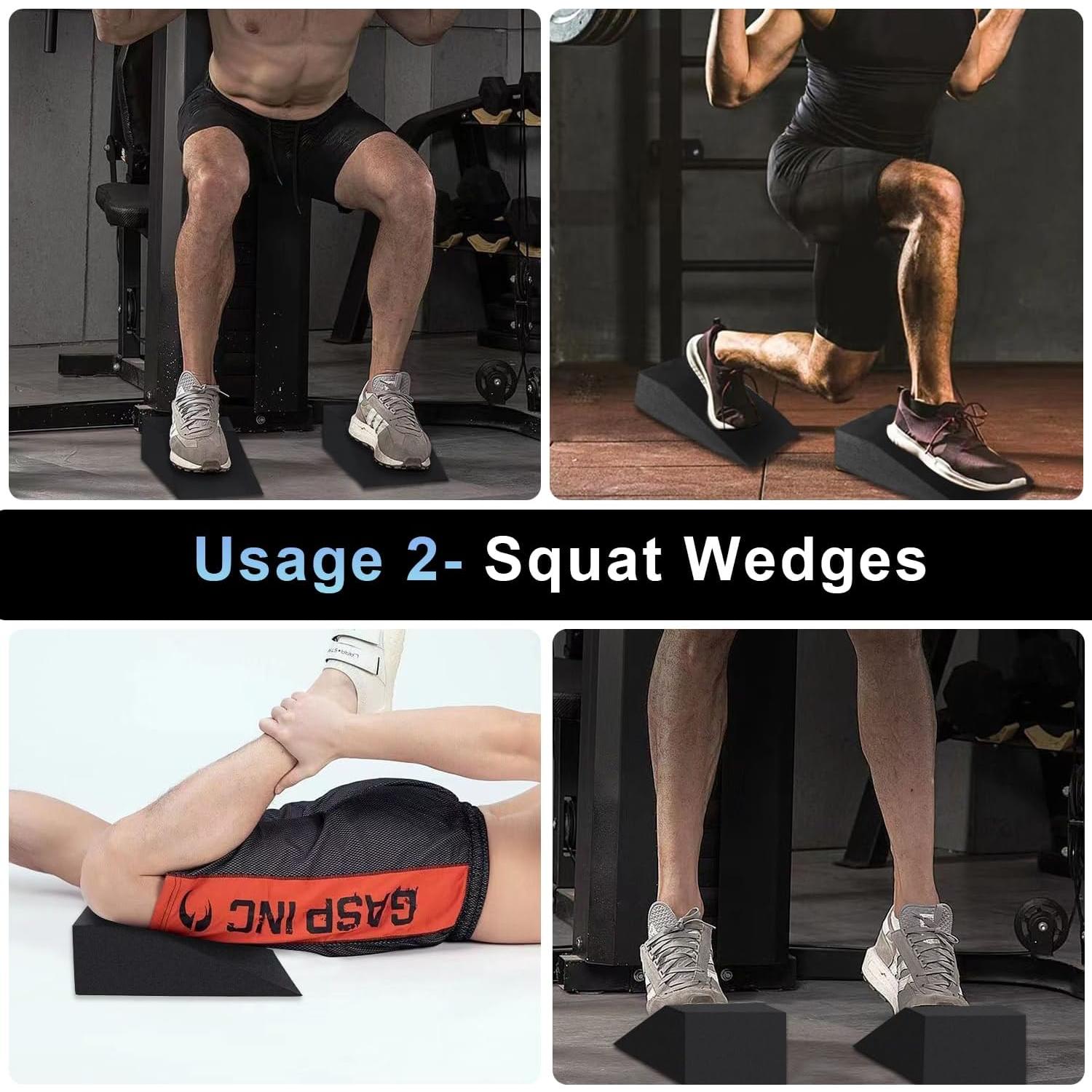 Bloques de Espuma Antideslizantes Zestiva para Yoga y Sentadillas