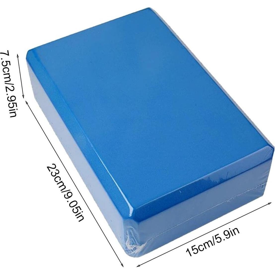 Bloques de Yoga RIPTEADRY 2 Pack Espuma EVA Antideslizantes 23x15x7.5cm