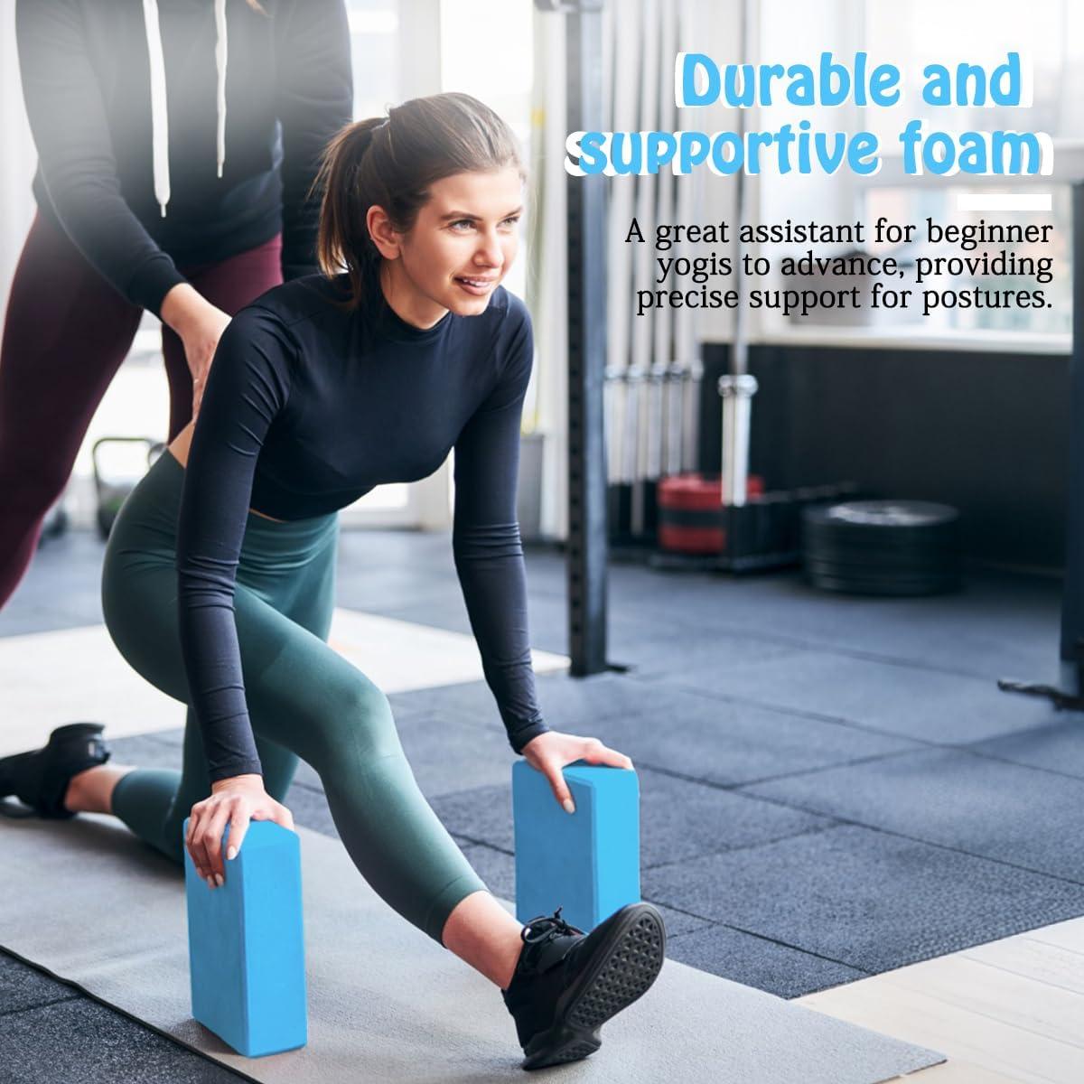 Bloques de Yoga Kolti 2 Pack Espuma EVA Antideslizantes
