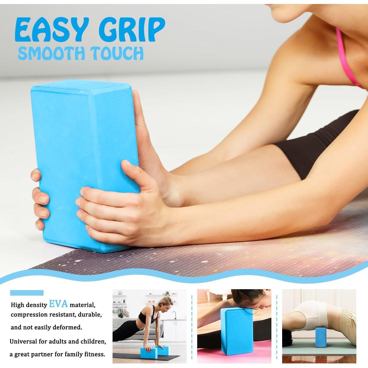 Bloques de Yoga Kolti 2 Pack Espuma EVA Antideslizantes