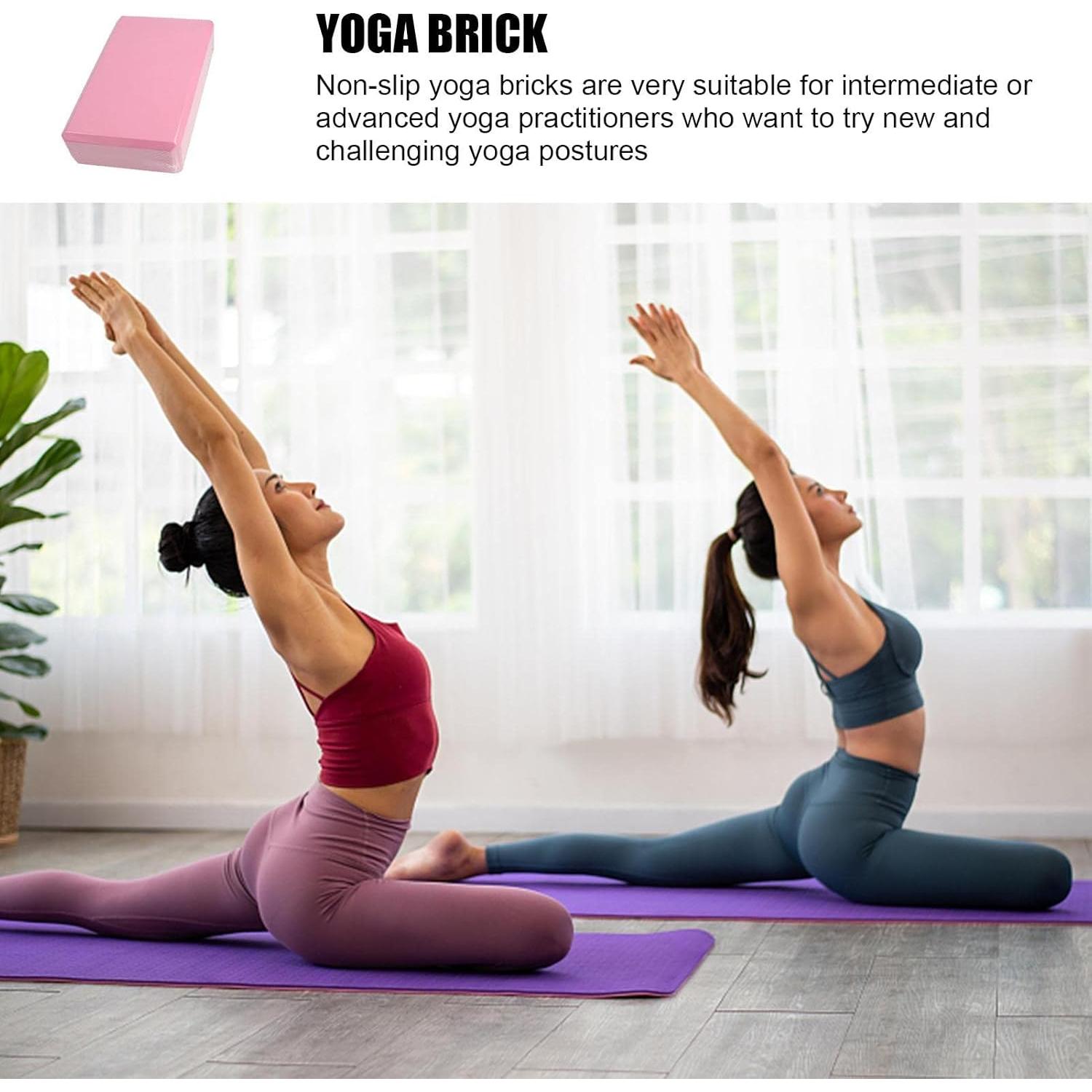 Bloques de Yoga EVA Premium RIPTEADRY 23x15x7.5cm Antideslizantes