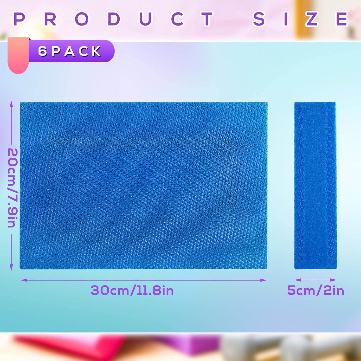 6 Almohadillas de Equilibrio Antideslizantes Hanaive 30x20 cm