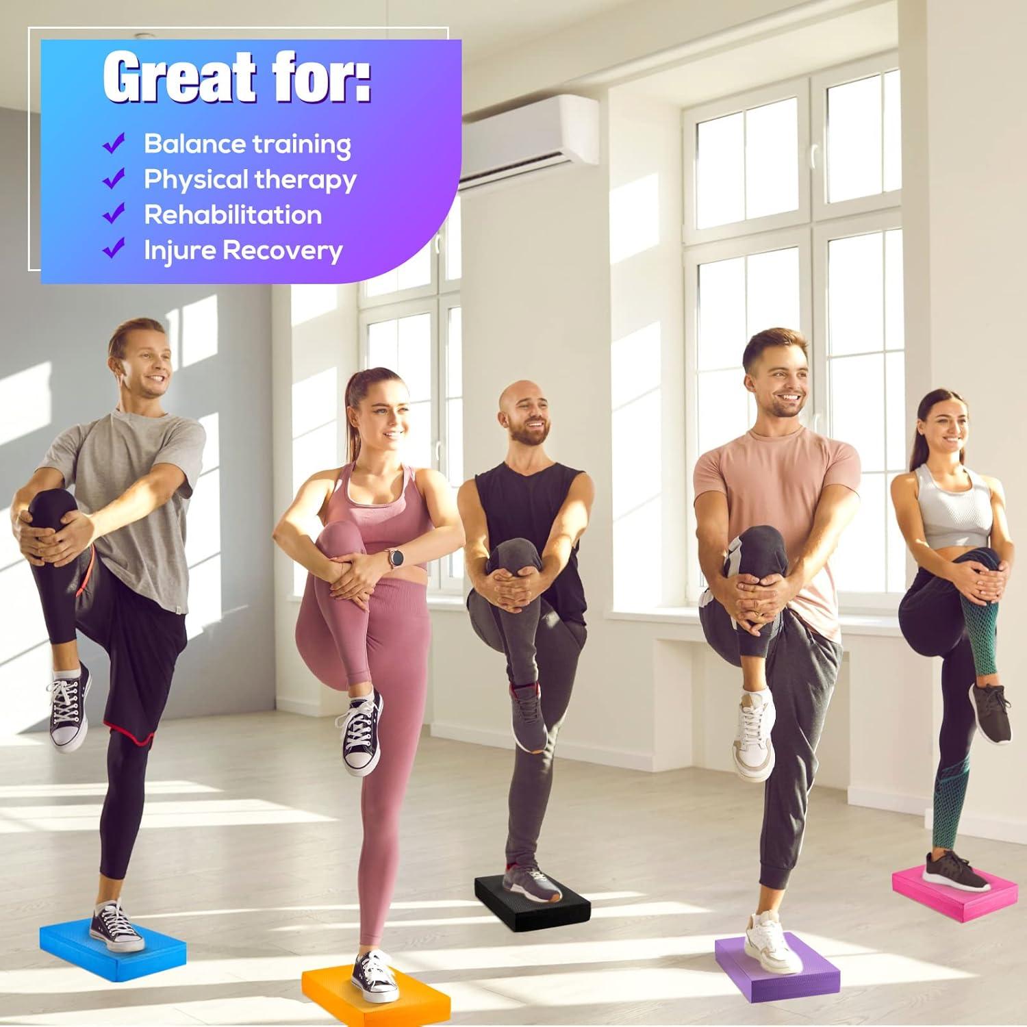 6 Almohadillas de Equilibrio Antideslizantes Hanaive 30x20 cm