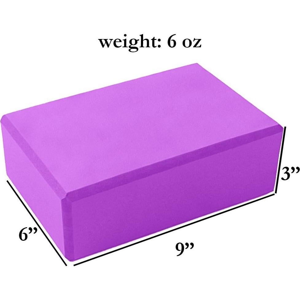 Bloques de Yoga DreamHigh EVA 2 Piezas Rosa 23x15x8 cm