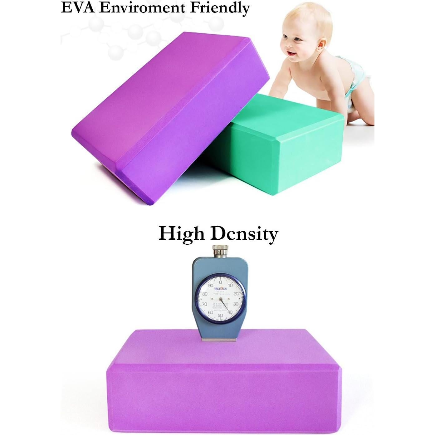 Bloques de Yoga DreamHigh EVA 2 Piezas Rosa 23x15x8 cm