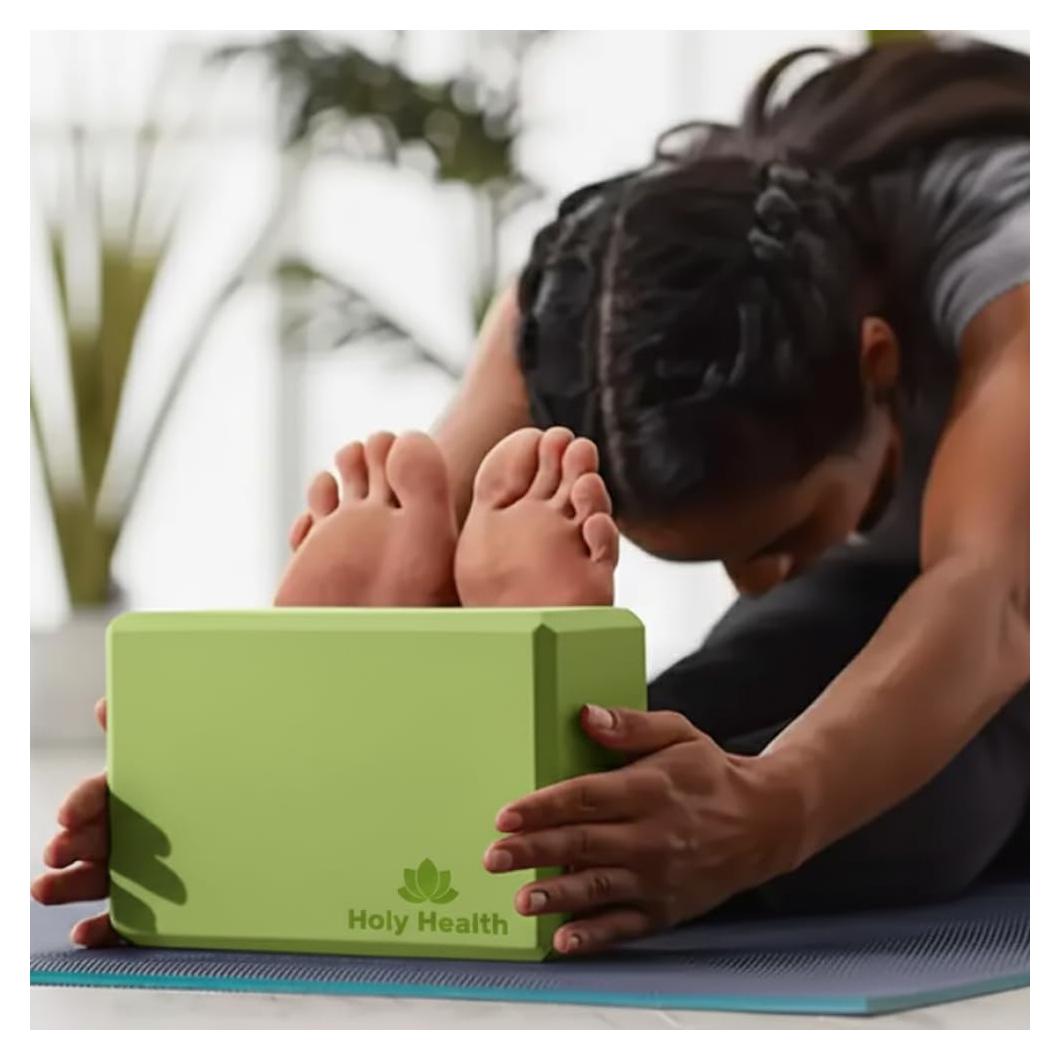 Conjunto de Bloques de Yoga Premium SALUD SAGRADA - 2 Piezas Antideslizantes