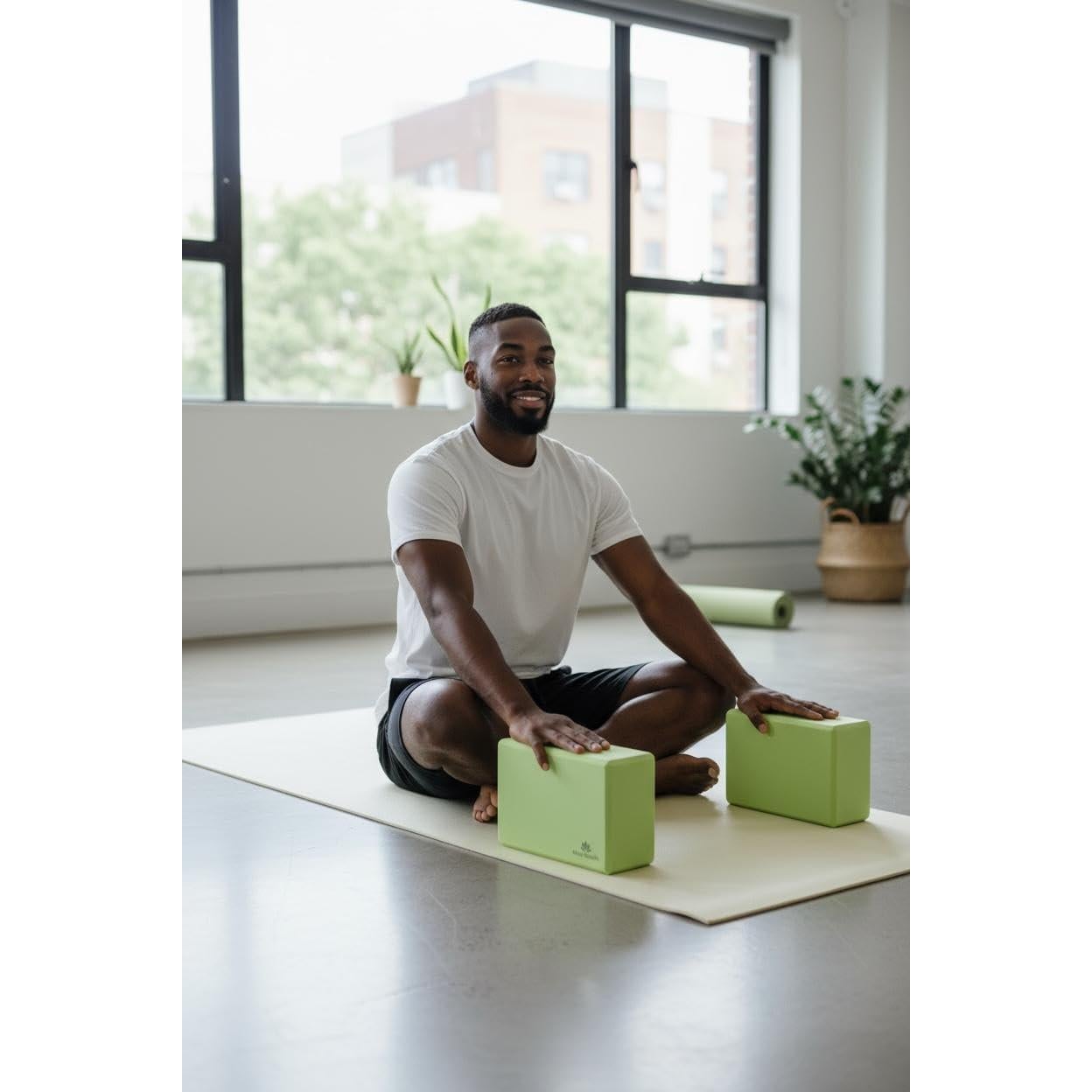 Conjunto de Bloques de Yoga Premium SALUD SAGRADA - 2 Piezas Antideslizantes