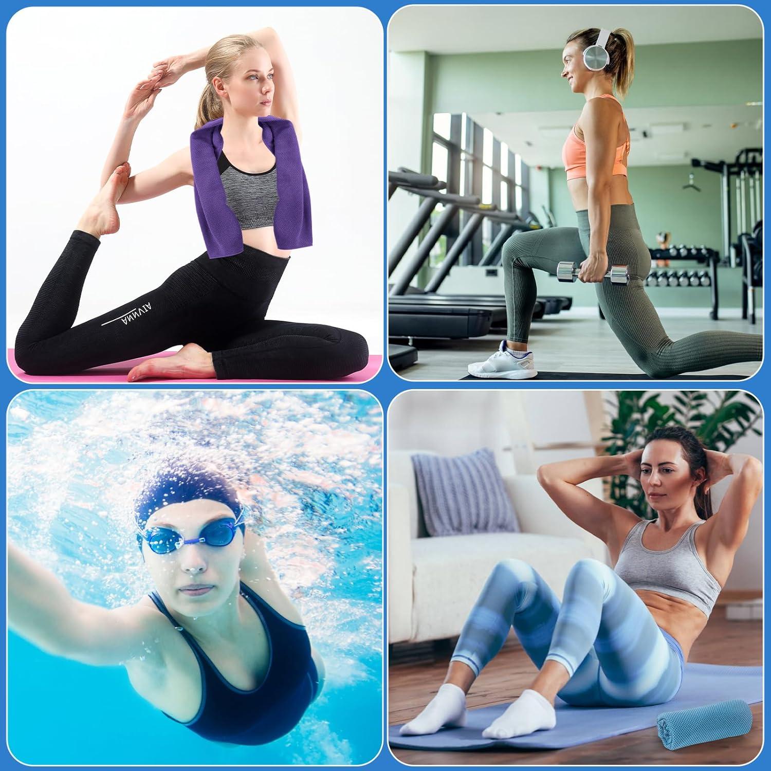 Paquete de 4 Toallas de Enfriamiento NUOYEE 101.6x30.5cm