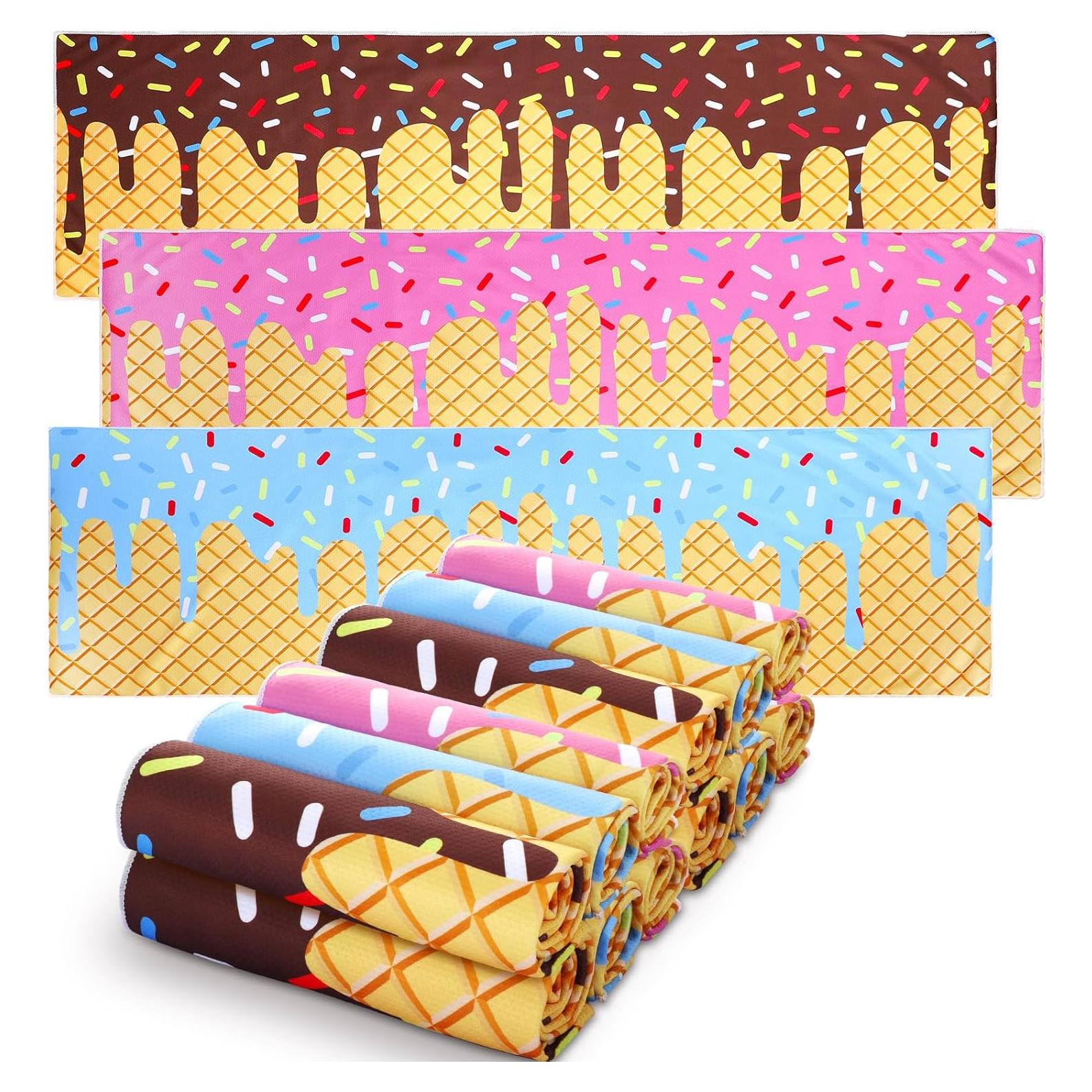 Toallas de Enfriamiento Breling 12 Pcs Microfibra 101.6x30.5cm