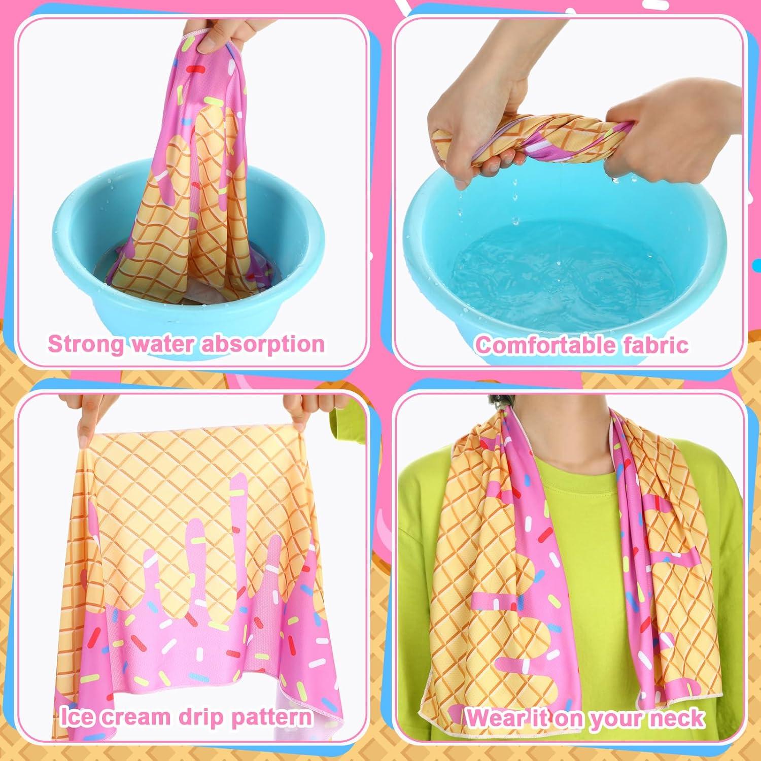 Toallas de Enfriamiento Breling 12 Pcs Microfibra 101.6x30.5cm