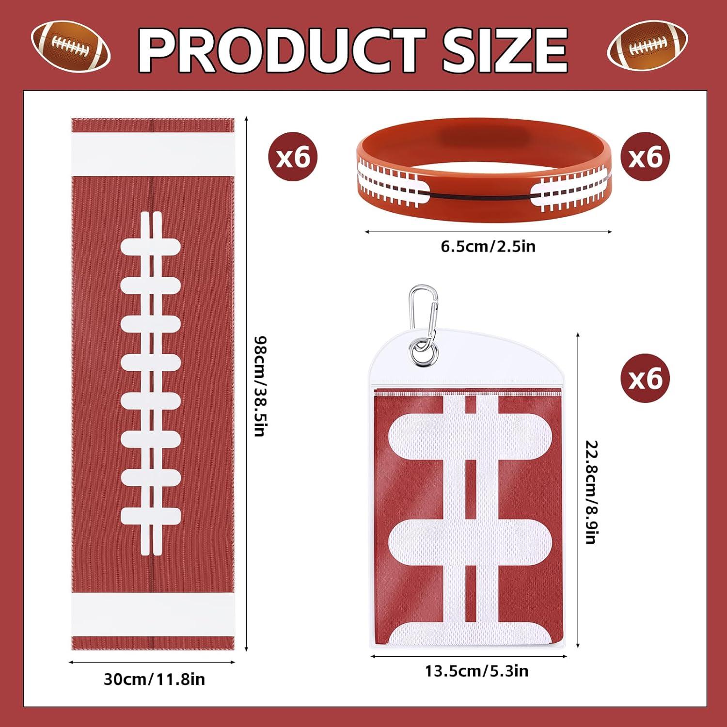 Paquete de 6 Toallas de Enfriamiento STORRVOL 99x30cm Fútbol