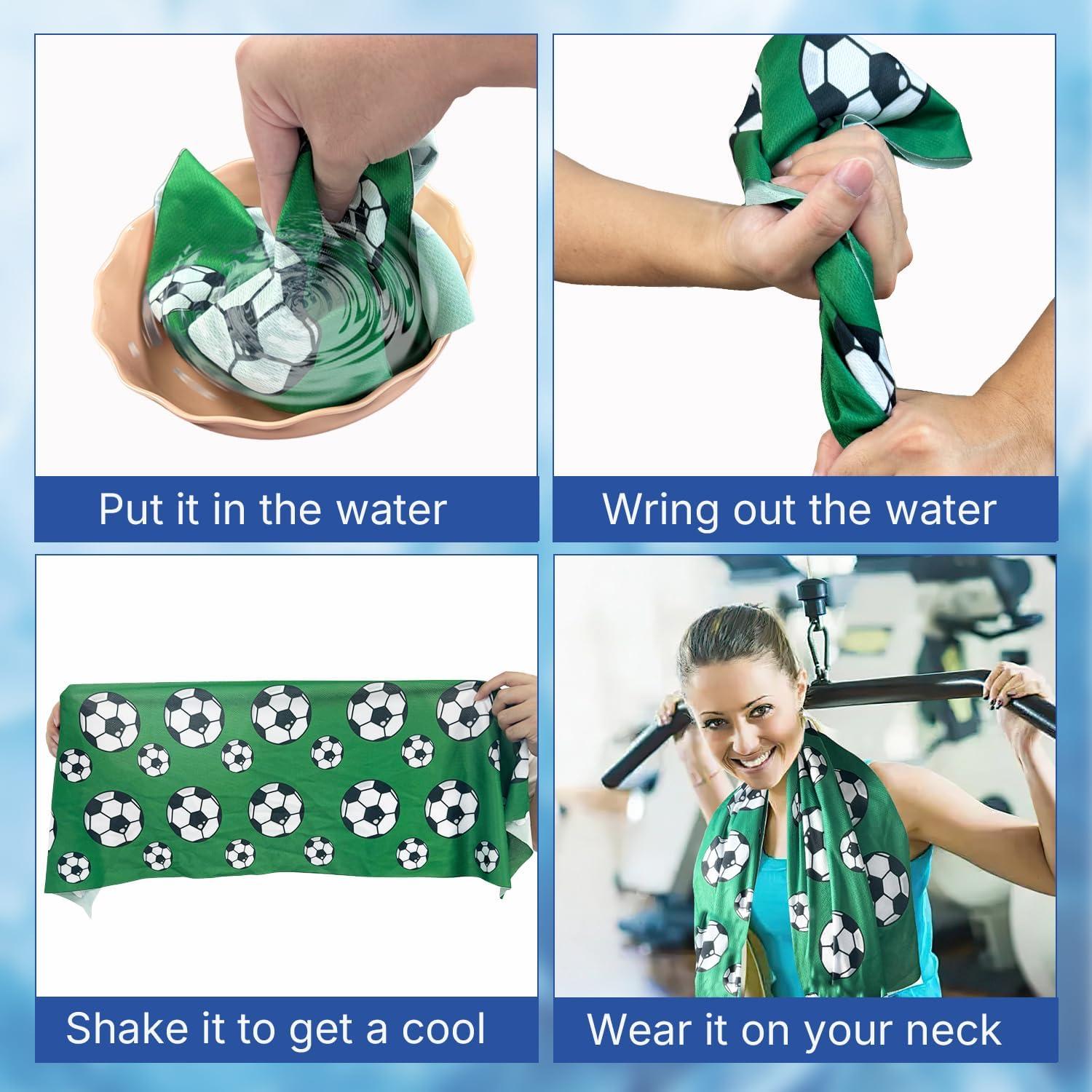 Juego de 12 Toallas Enfriadoras OPSO Microfibra 76.2 x 22.9 cm