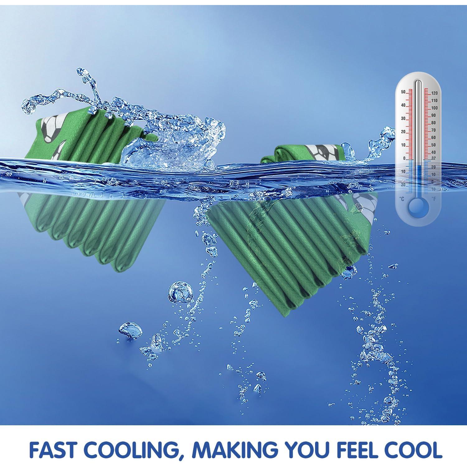 Juego de 12 Toallas Enfriadoras OPSO Microfibra 76.2 x 22.9 cm