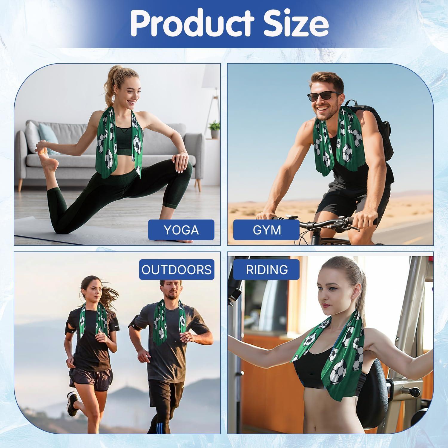 Juego de 12 Toallas Enfriadoras OPSO Microfibra 76.2 x 22.9 cm