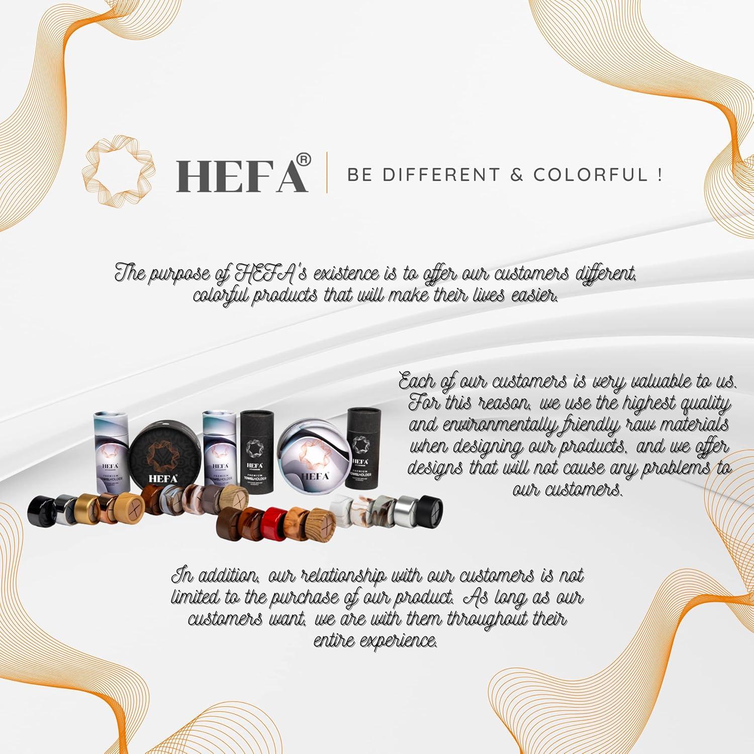 Ganchos para Toallas HEFA Cromado - Paquete de 4, Instalación Fácil