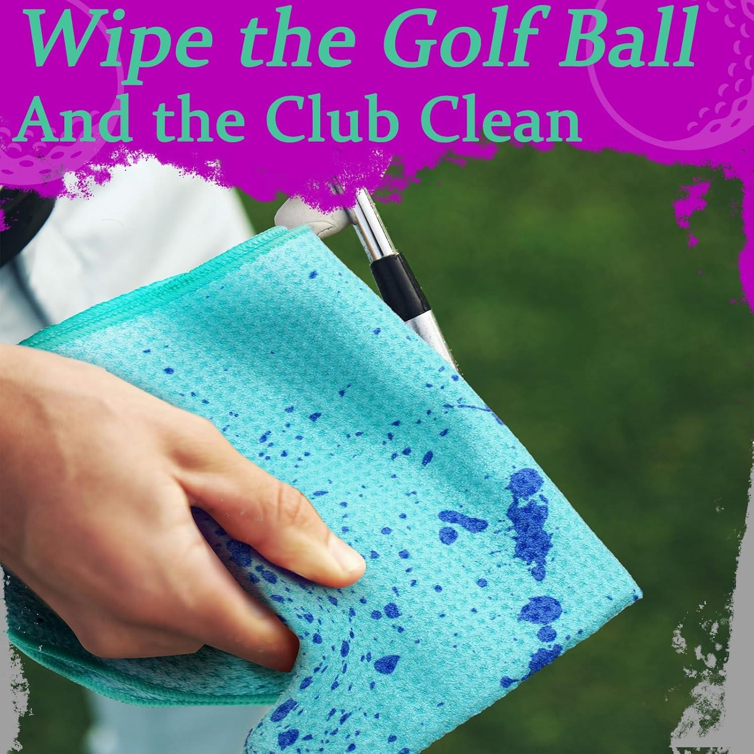 Toallas de Golf Microfibra Peryiter 4 Pcs 60x40 cm Color Vivo