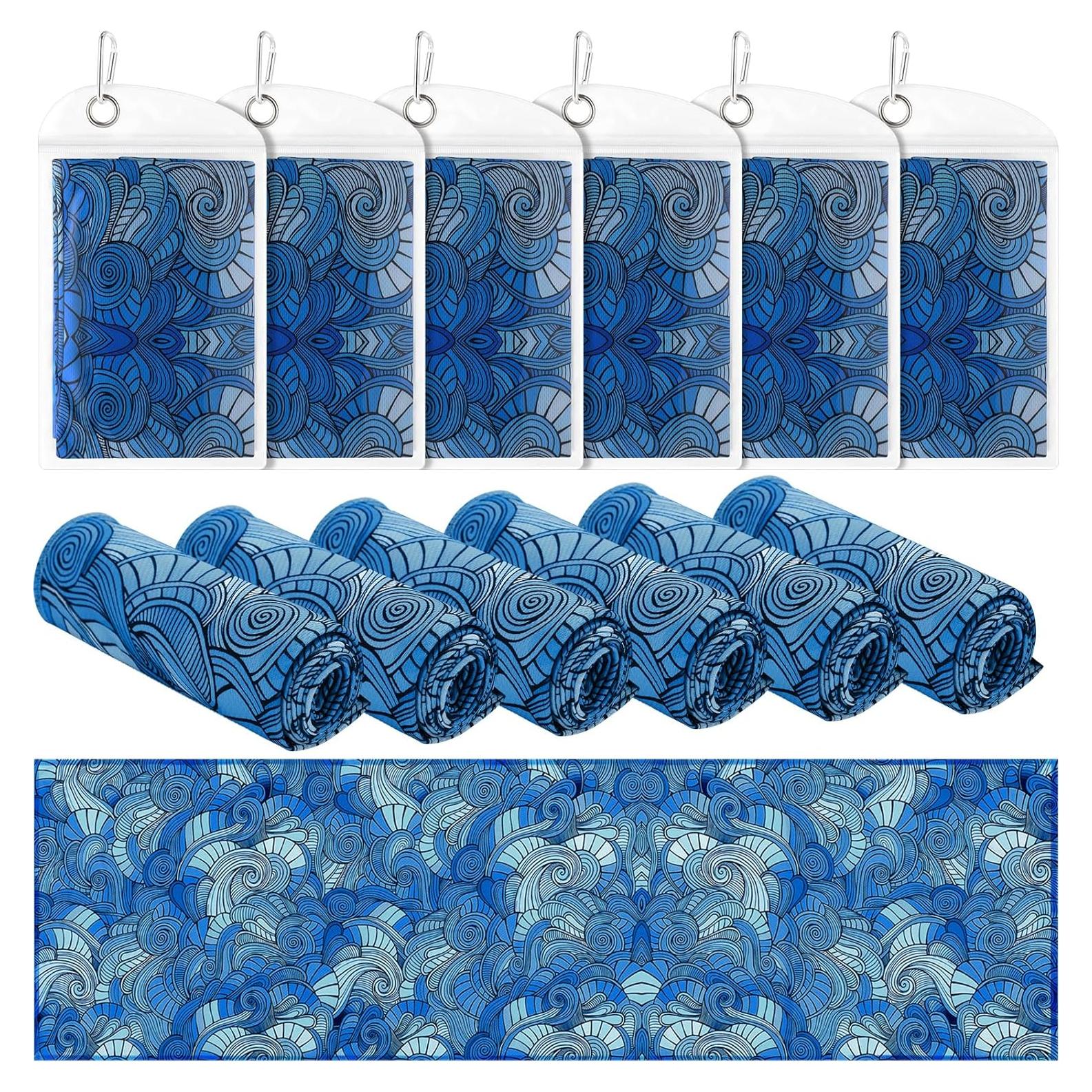 Toallas de Enfriamiento Frienda 6 Pcs Microfibra 101.6x30.5cm