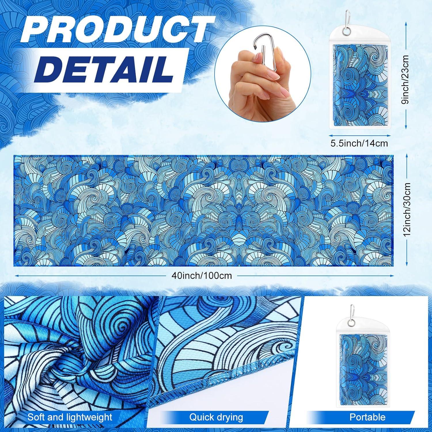 Toallas de Enfriamiento Frienda 6 Pcs Microfibra 101.6x30.5cm