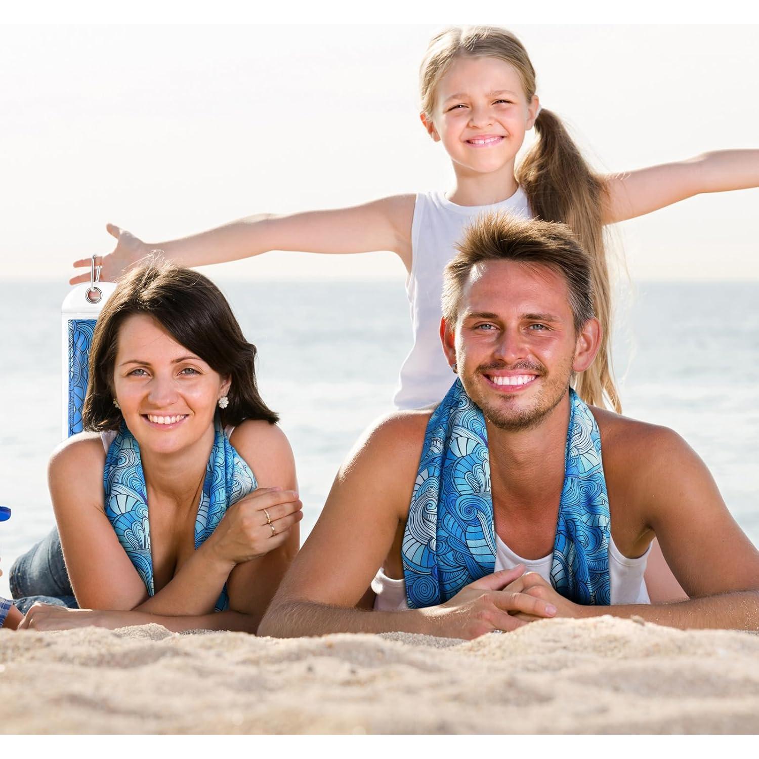 Toallas de Enfriamiento Frienda 6 Pcs Microfibra 101.6x30.5cm