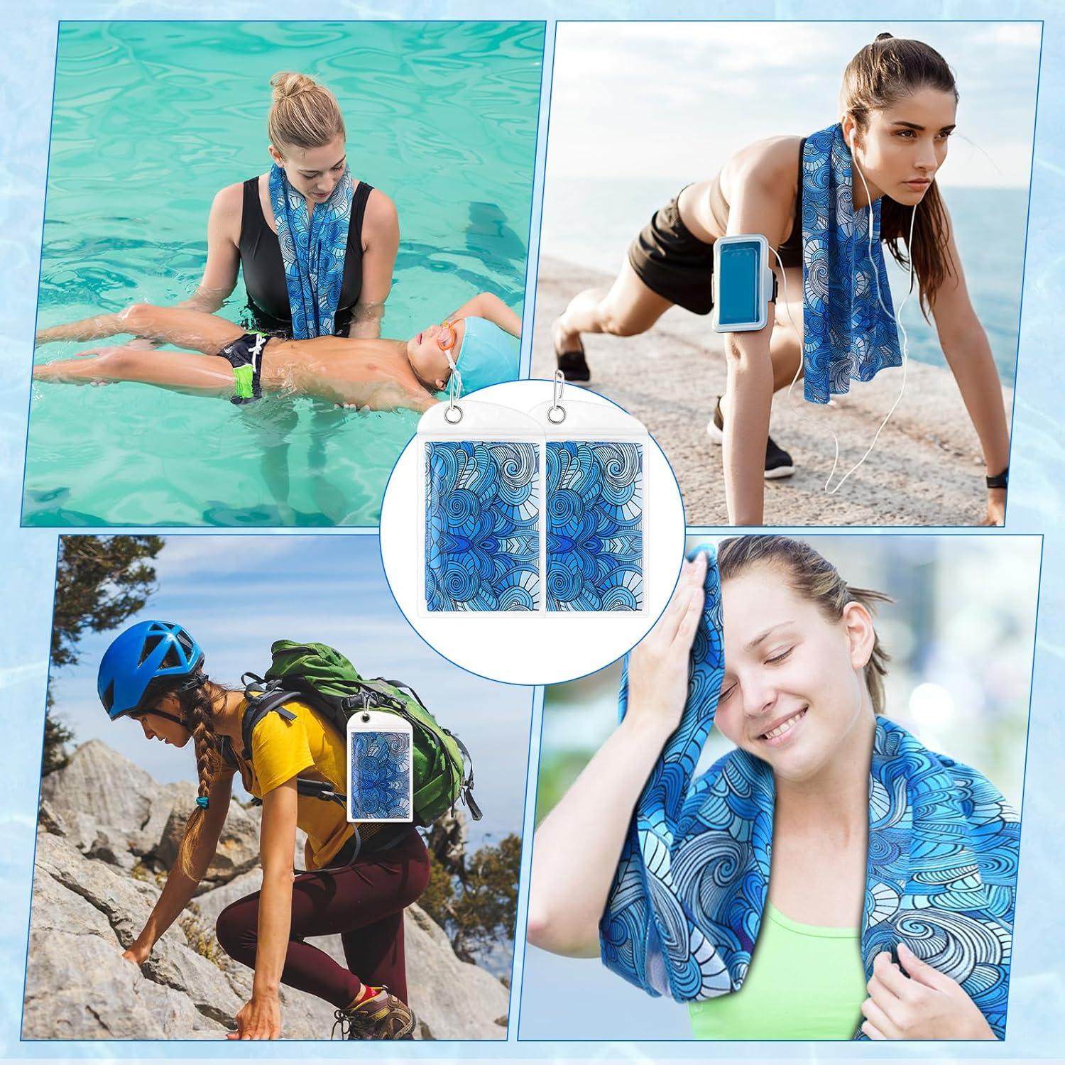 Toallas de Enfriamiento Frienda 6 Pcs Microfibra 101.6x30.5cm