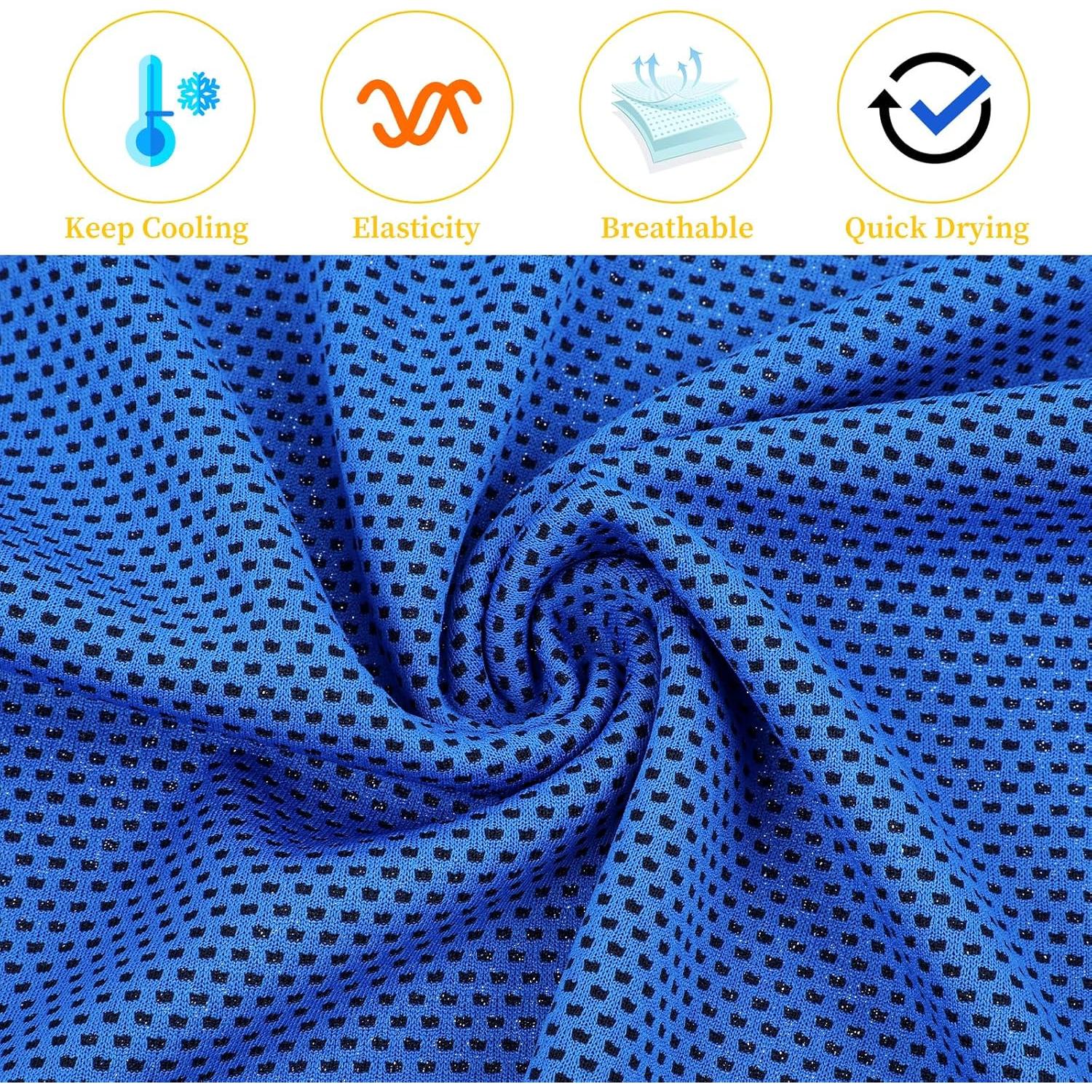 Paquete de 30 Toallas Enfriadoras Abeillo 100x30 cm Azul