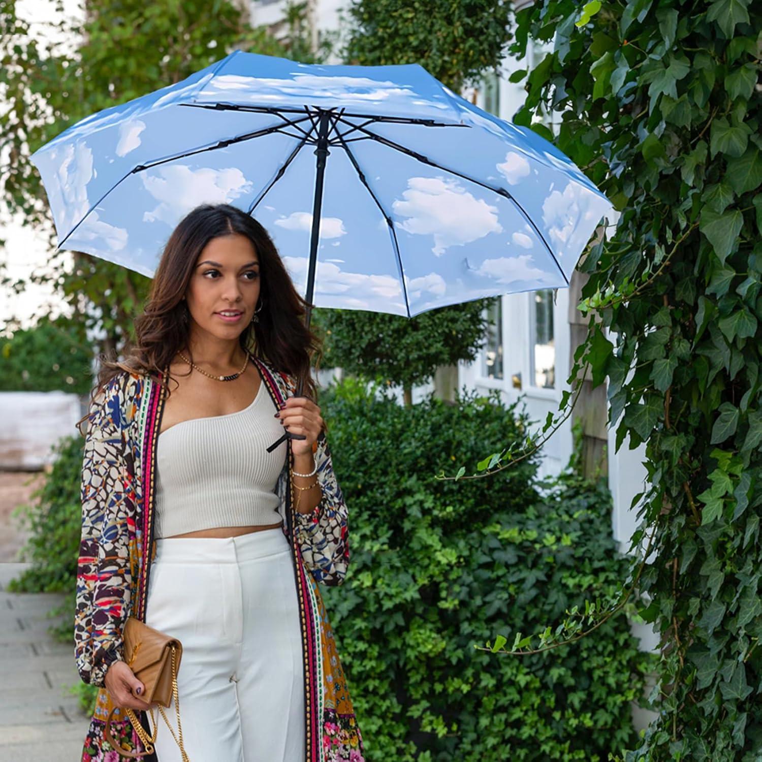 Paraguas Compacto Automático MRTLLOA 42 cm Impermeable