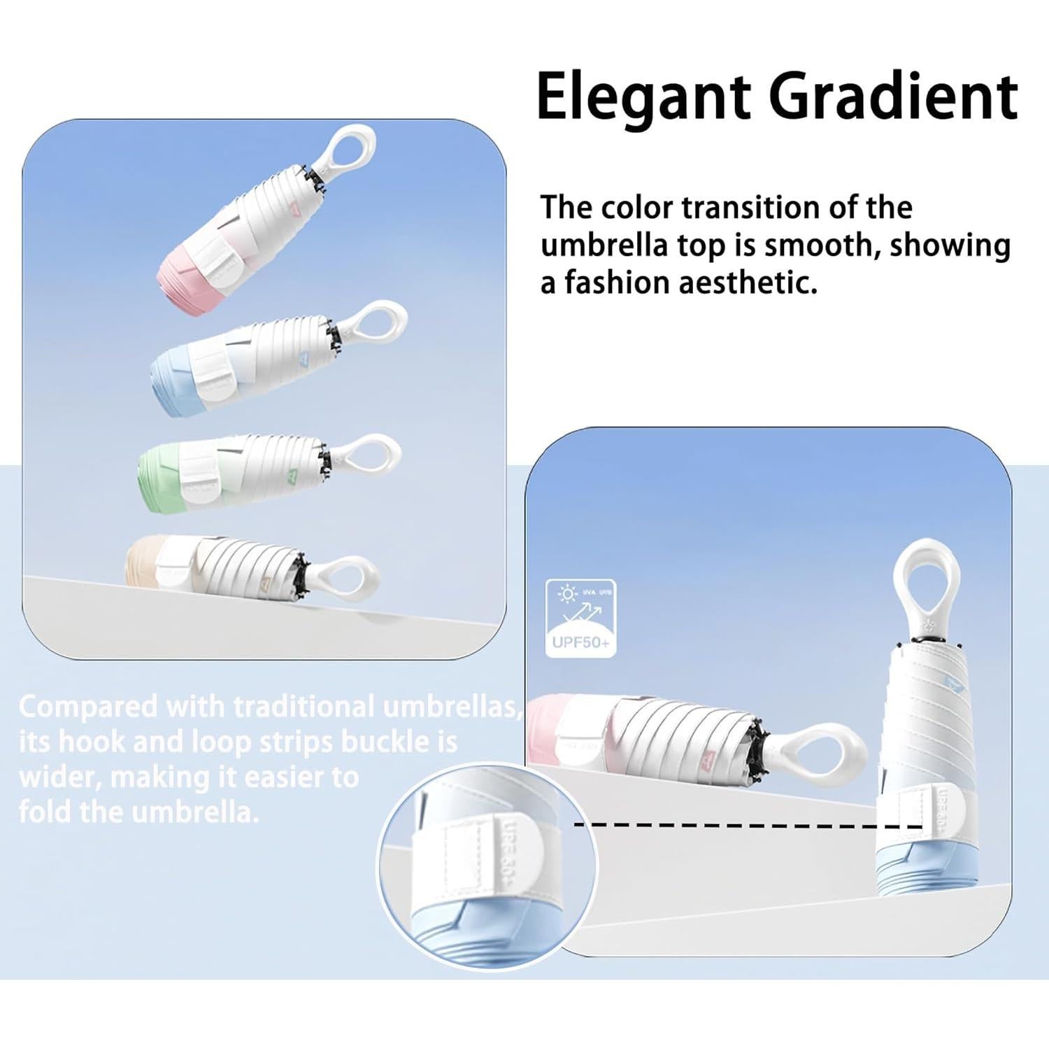 Mini Paraguas Plegable UV 99.9% GuangZhou Rosa 90 cm