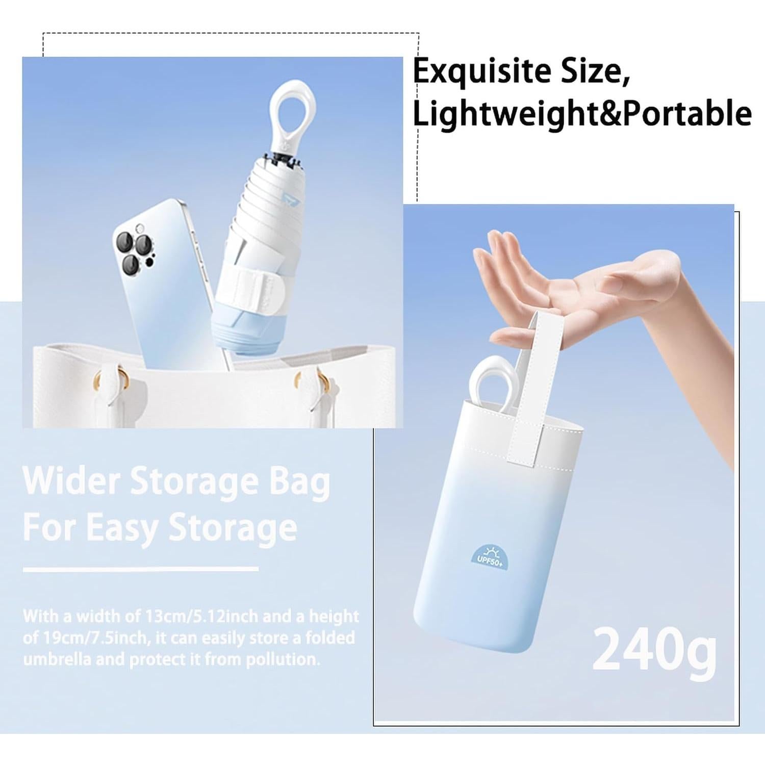 Mini Paraguas Plegable UV 99.9% GuangZhou Rosa 90 cm