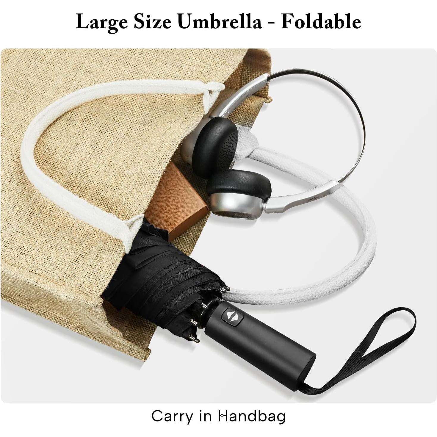 Paraguas de Golf ECOBRELLA 137 cm Doble Capa Impermeable