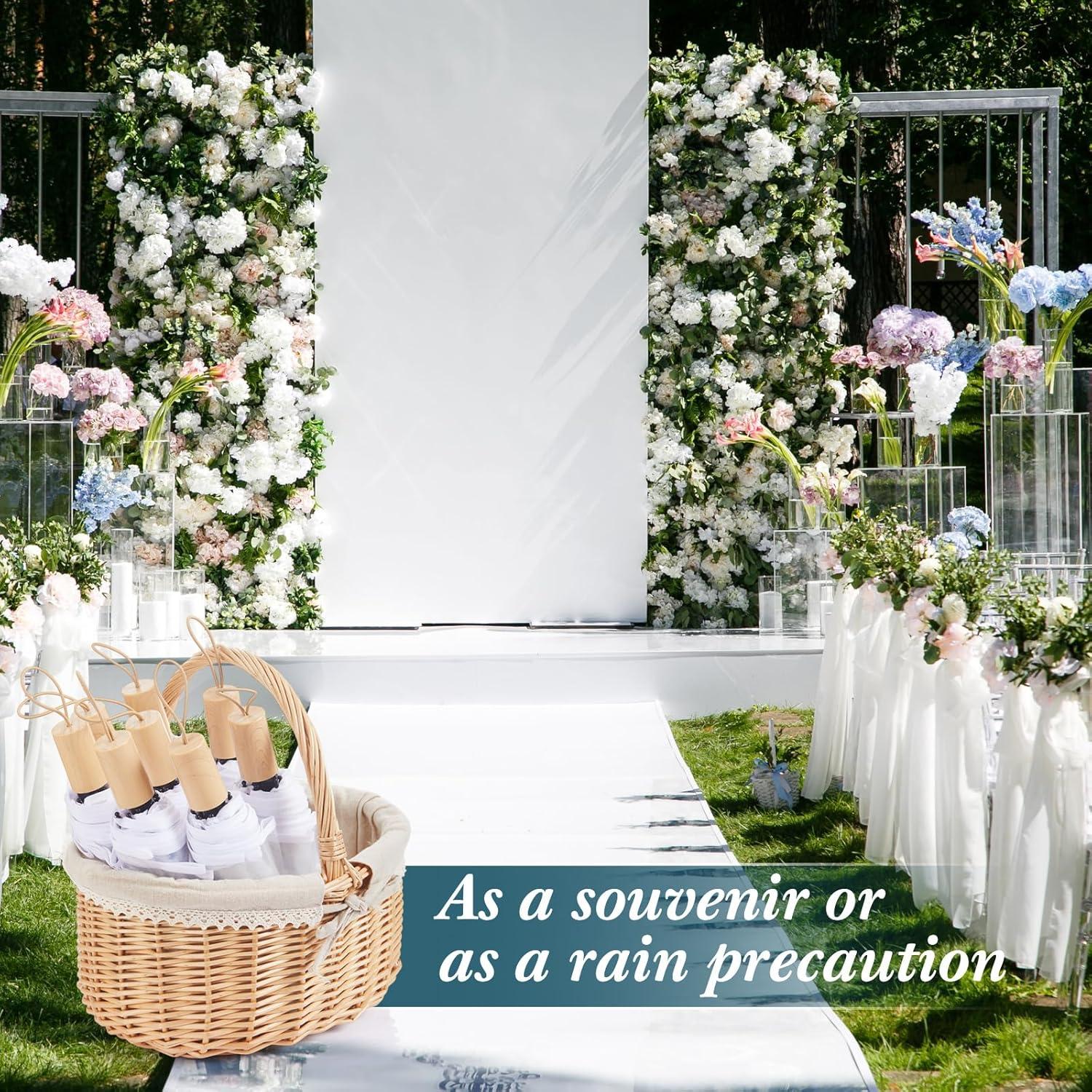 Paraguas Plegable Automático Sanwuta Transparente 2 Unidades