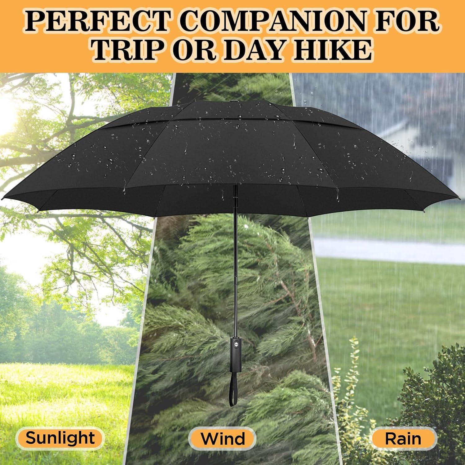 Paraguas de Golf ZOMAKE 54 cm Compacto Automático Impermeable