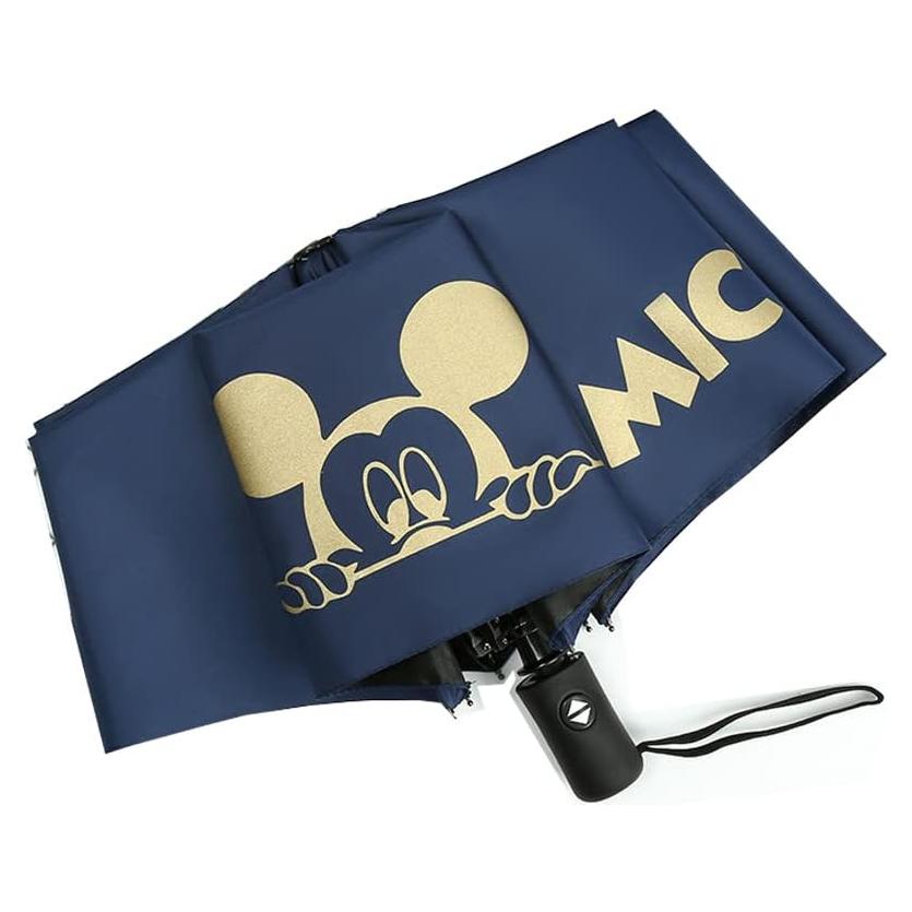 Paraguas de Golf Compacto Finex Mickey Azul Plegable Automático