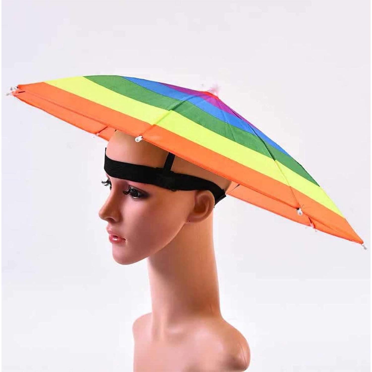 Sombreros Paraguas Plegables Camuflaje 4PCS para Sol y Lluvia