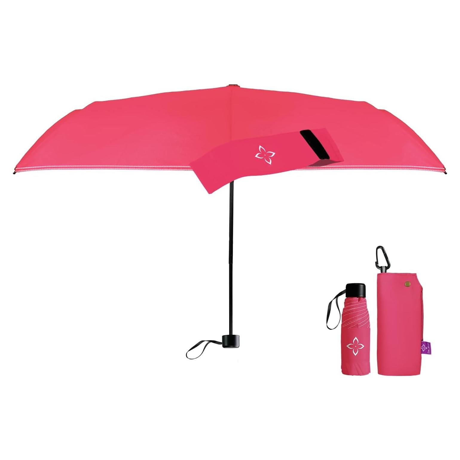 Paraguas Mini Lila a Prueba de Viento Compacto 18.6 cm