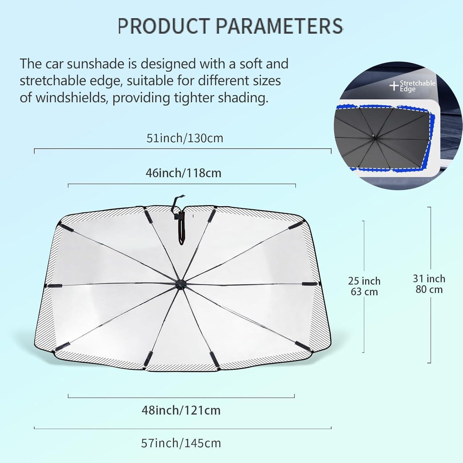 Sombrilla para Parabrisas Rain Cats Rosa Plegable 71x101cm