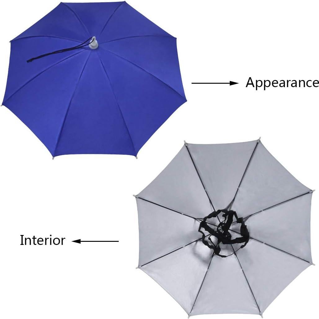 Sombrero Paraguas NEW-Vi Ajustable para Adultos y Niños