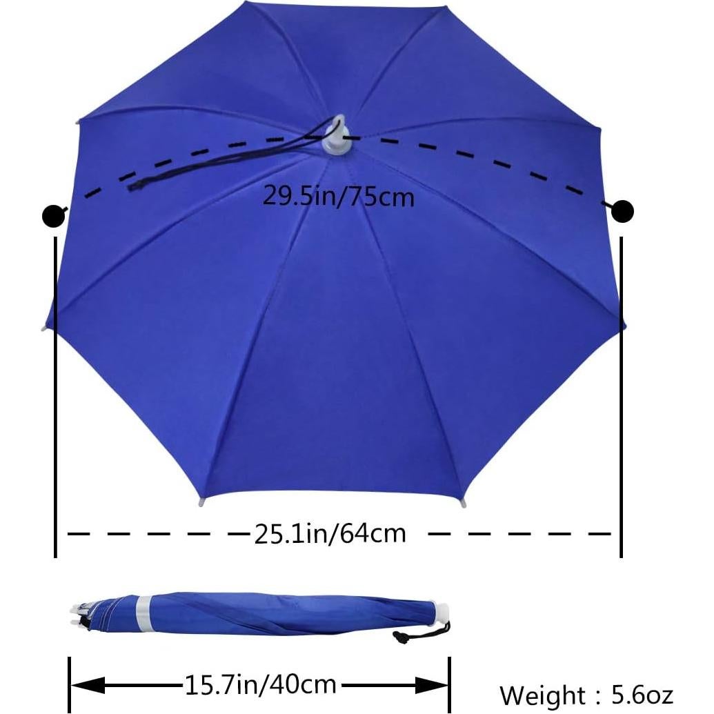 Sombrero Paraguas NEW-Vi Ajustable para Adultos y Niños
