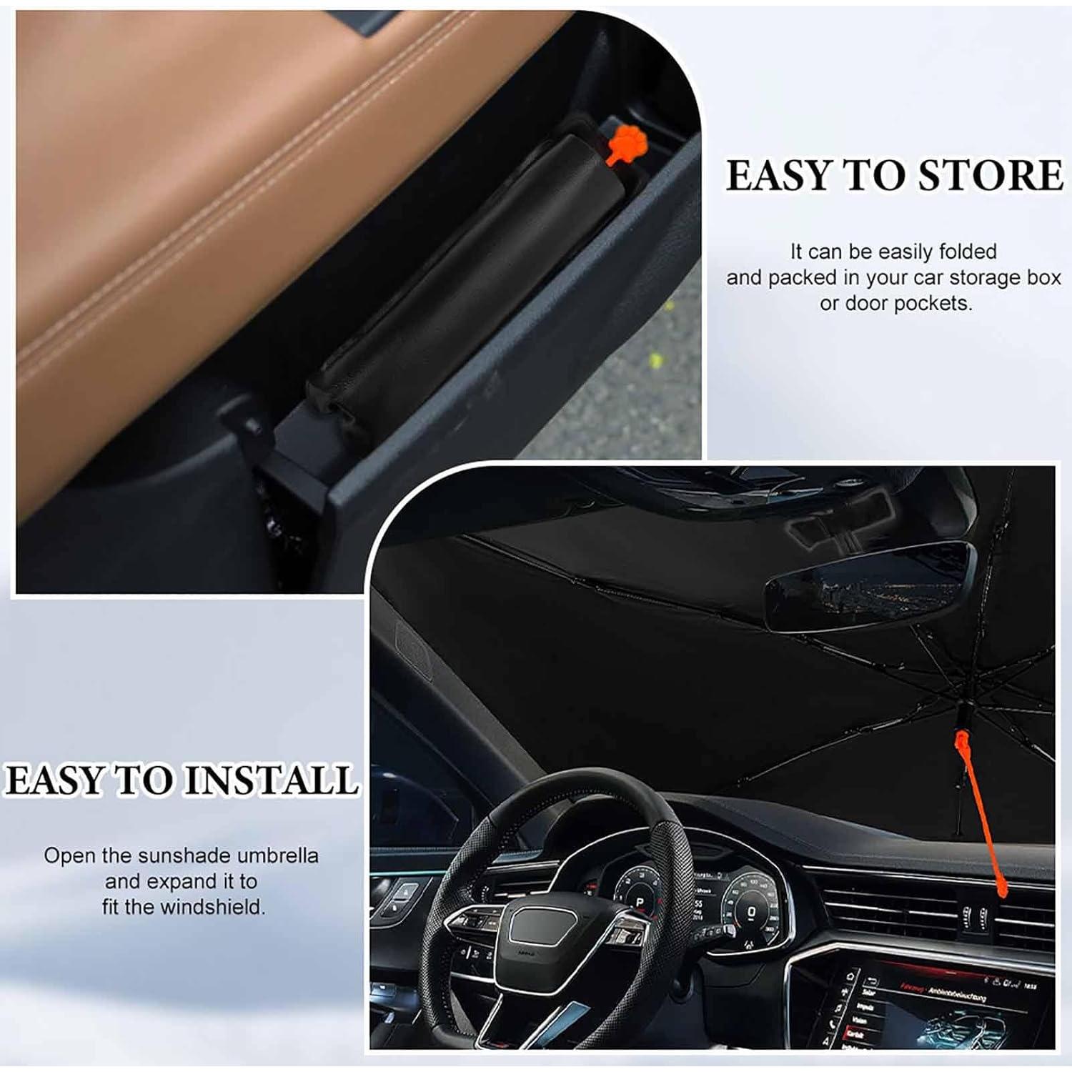 Paraguas Sombra para Parabrisas Raccoon 144.78x76.2 cm