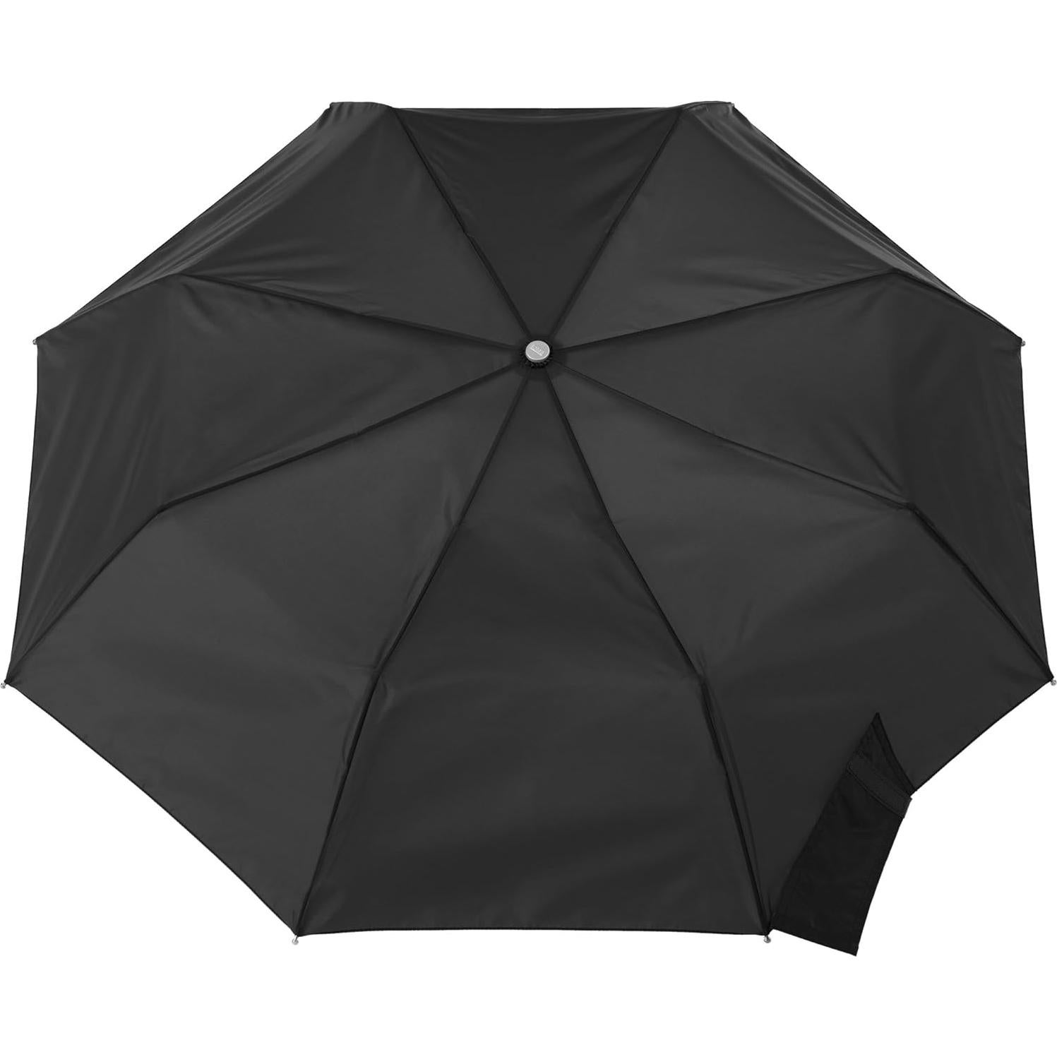 Paraguas de viaje Totes automático plegable 106.68 cm negro