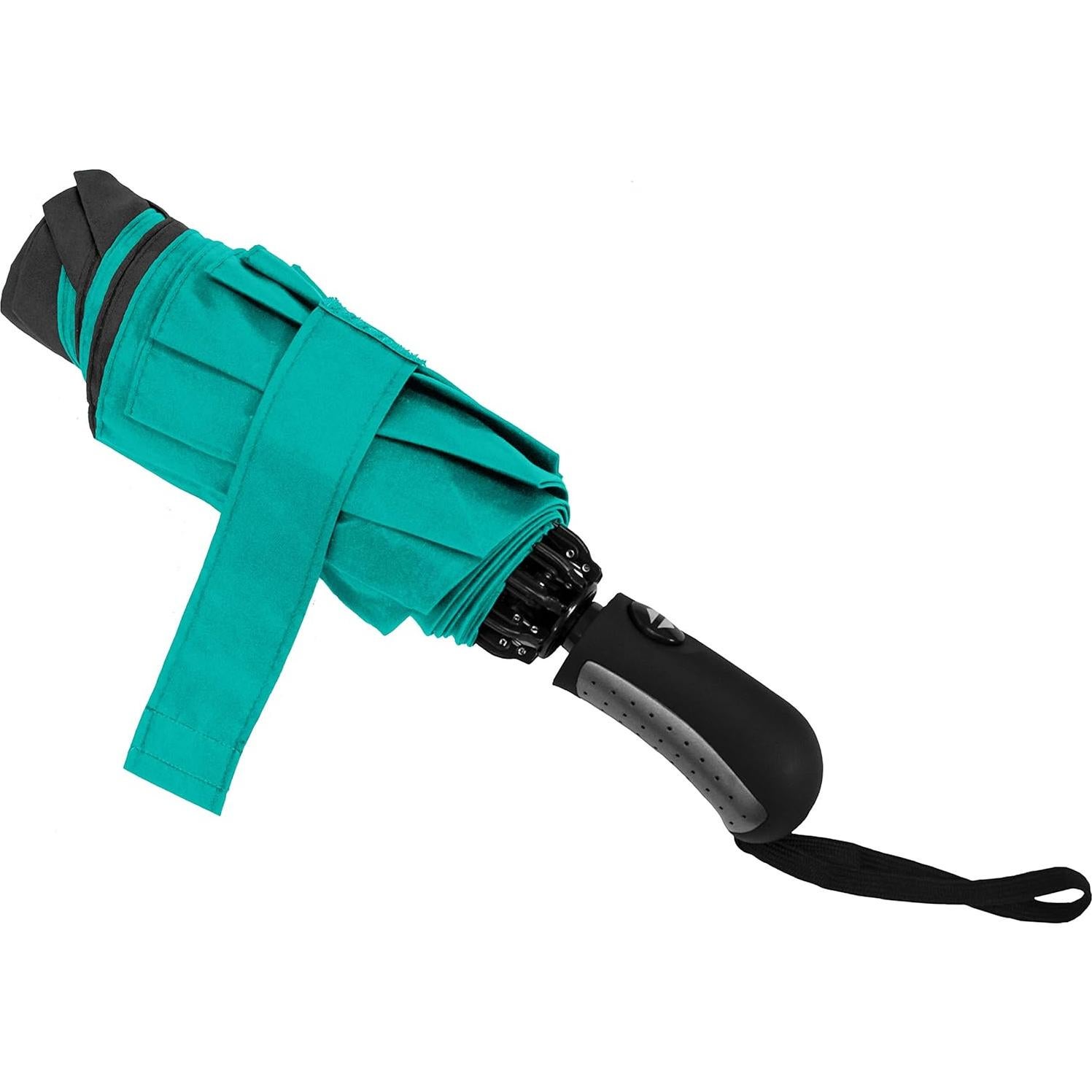 Paraguas Invertido Automático STROMBERGBRAND 116.84 cm Teal/Negro