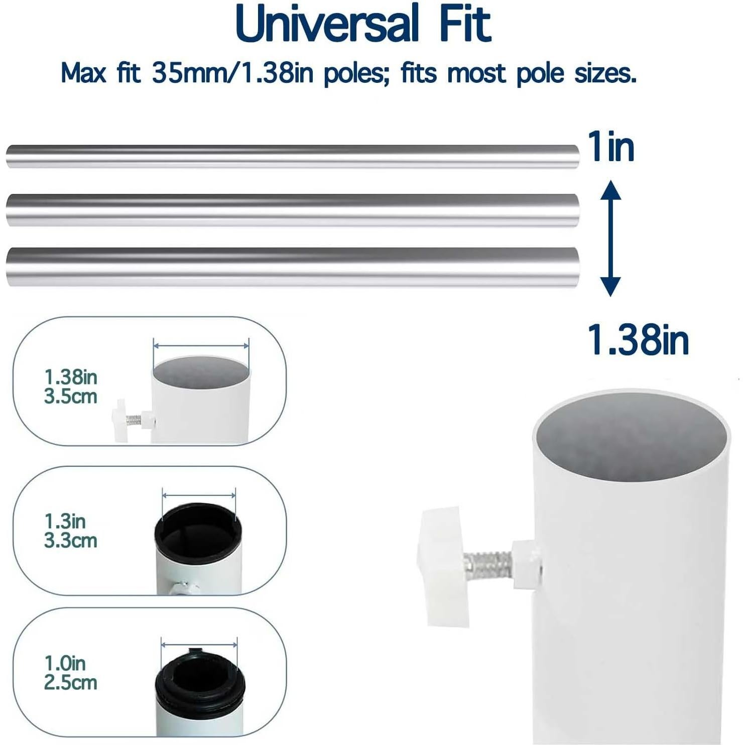 Soporte de Paraguas Plegable MILIMOLI - Base Antideslizante 1.47kg