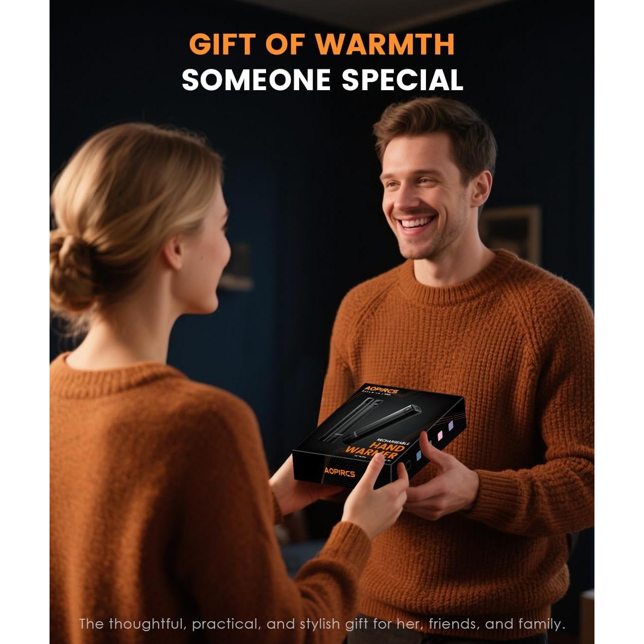 Calentadores de Manos Recargables Aopircs W006 2x5000mAh