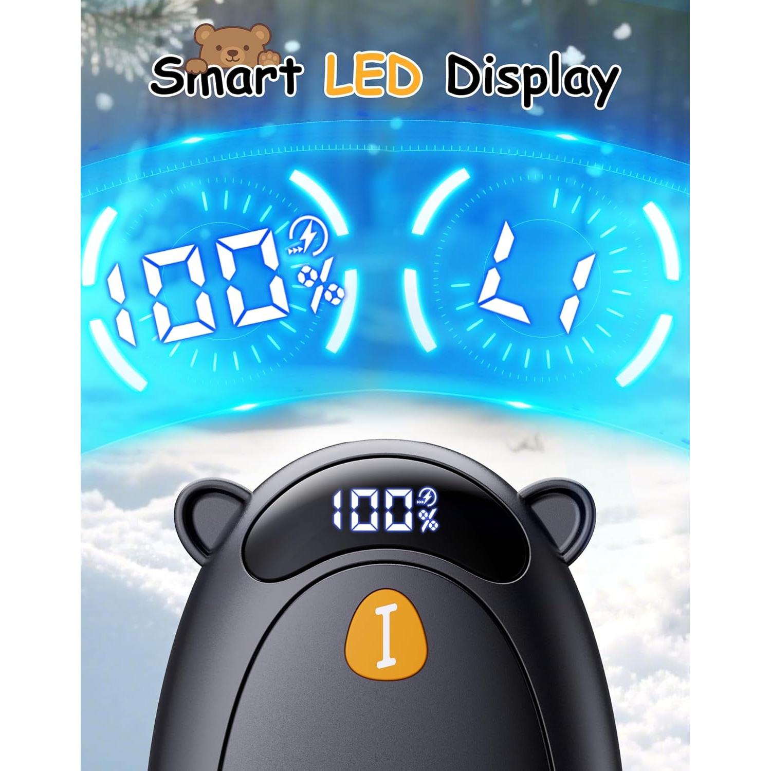 Calentadores de Manos Eléctricos Taiofan BR07, 2 Paquete, Recargables