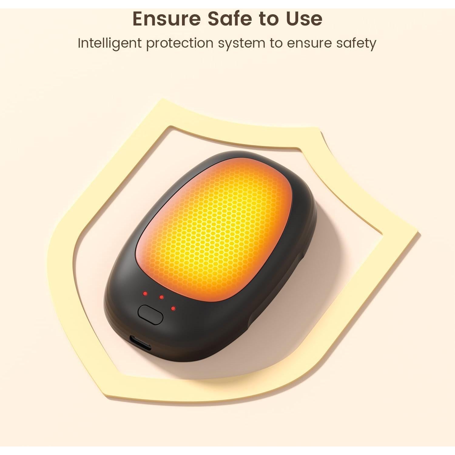 Calentadores de Manos Recargables infray TR01 - 2 Piezas USB