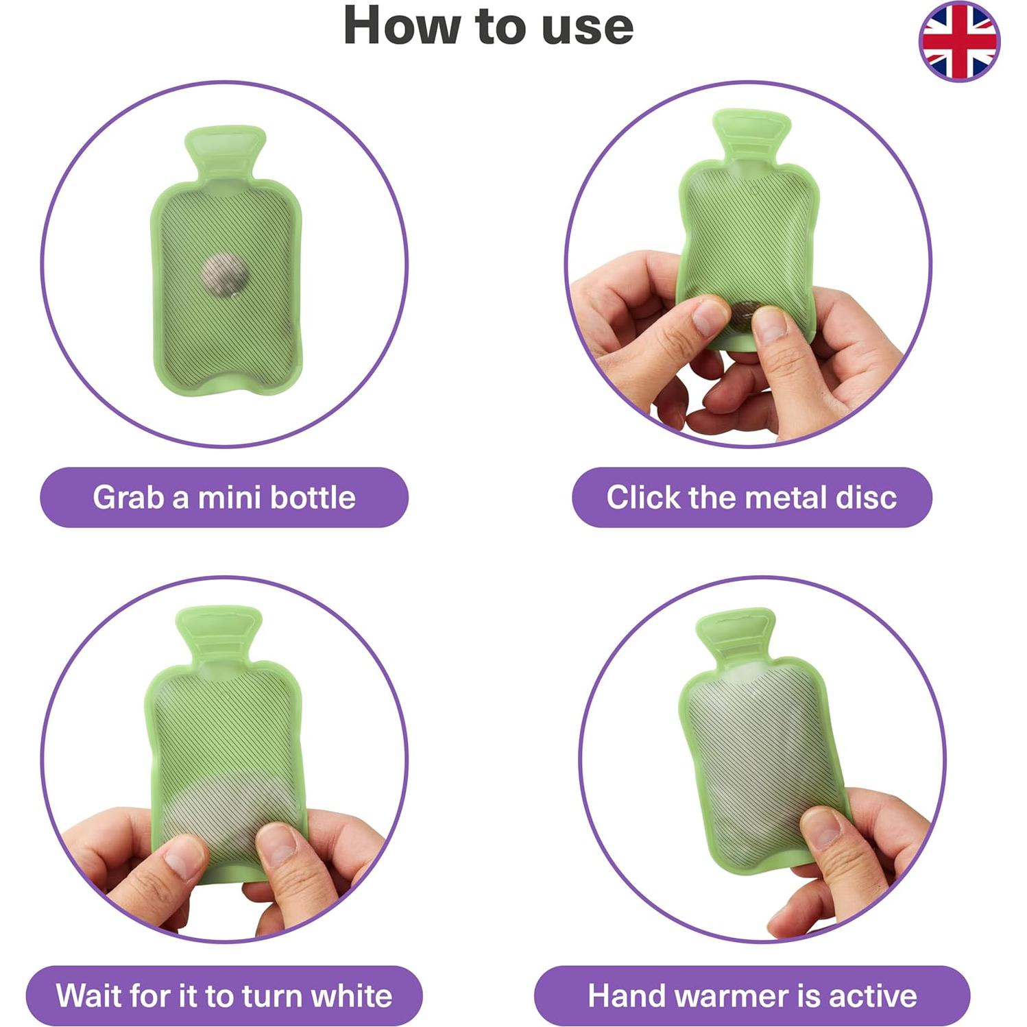 Calentadores de Manos Reutilizables Bramble S0593 - 5 Paquetes