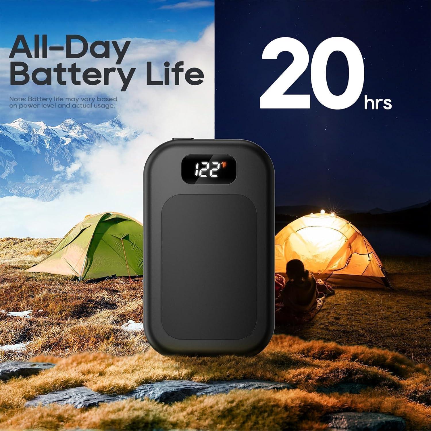 Calentadores de Manos Recargables Hotdot 2 Paquete 40-49°C