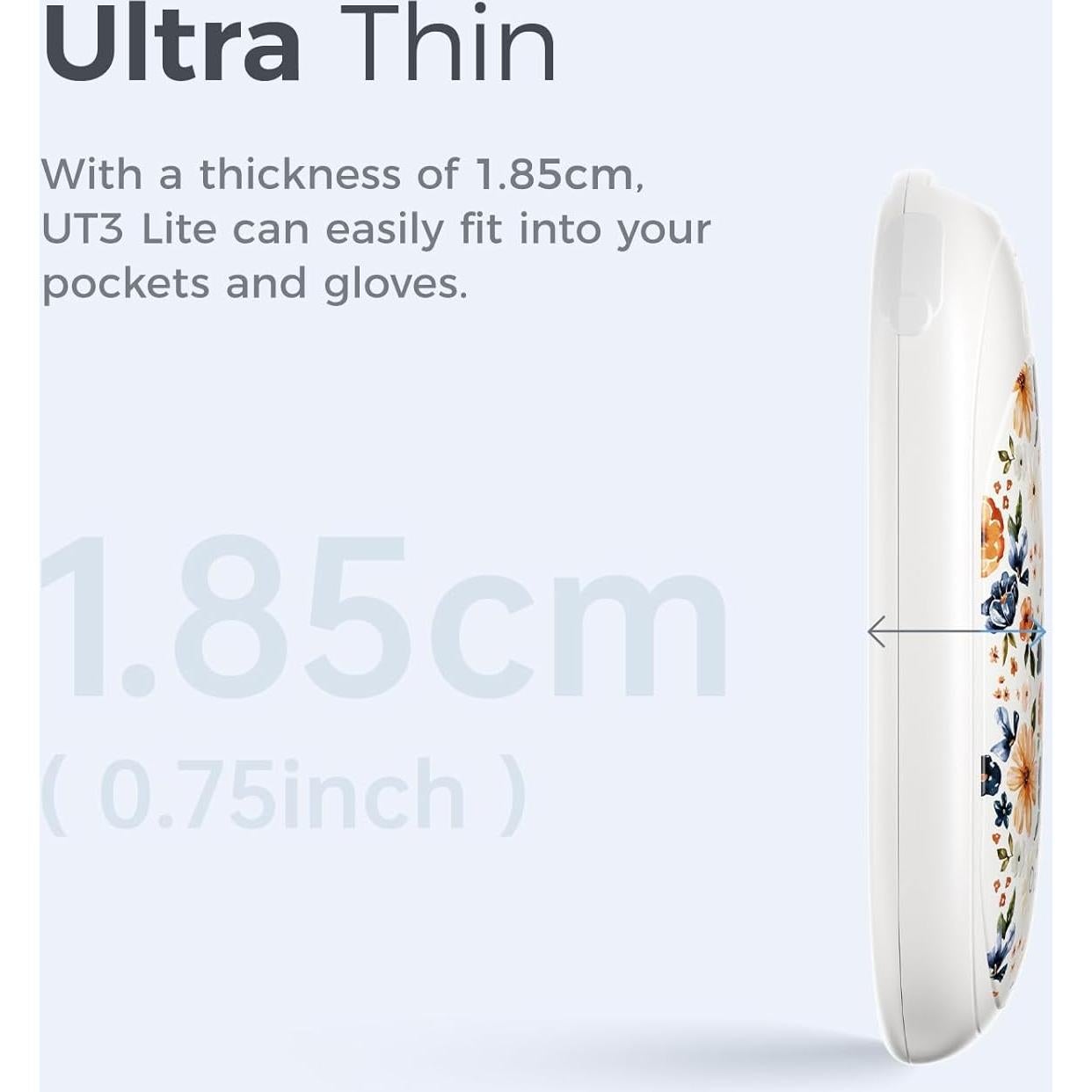 Calentadores de Manos Eléctricos OCOOPA UT3 Lite 2 Pack Recargables