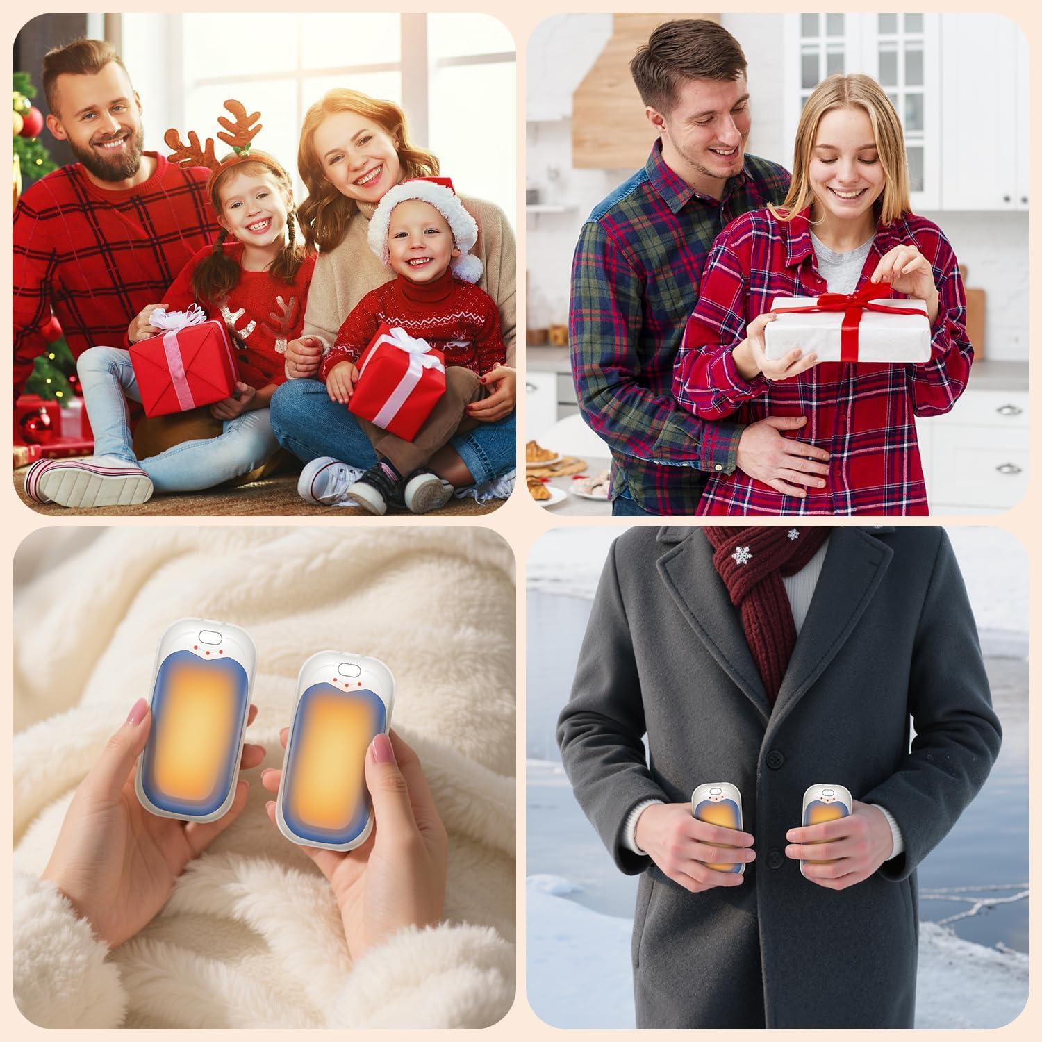 Calentadores de Manos Recargables infray MK368 USB 2 Piezas